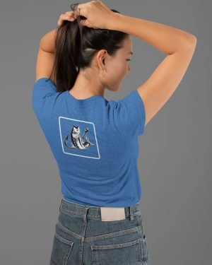 True Royal Heather Womens Back