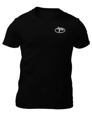 Fish On Icon Shirt Black Front New