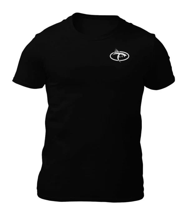Fish On Icon Shirt Black Front New