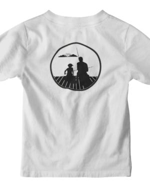 back of a kid s t shirt mockup against a white backdrop a9157b 1