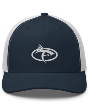 retro trucker hat navy white front 6321ba3ef0186
