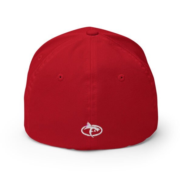 closed back structured cap red back 635e7374d9136