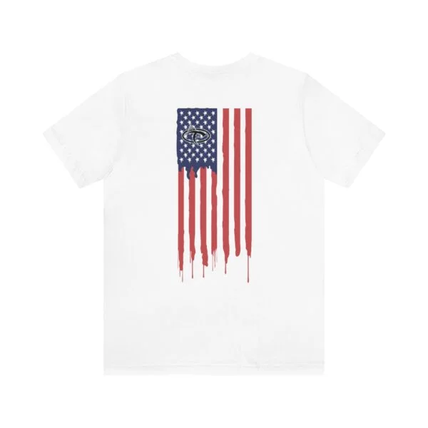 American Flag Flat Mockup Back