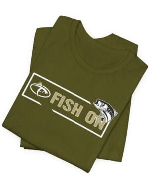 Fish On Today - Fish On Bass Attitude - Olive, XL