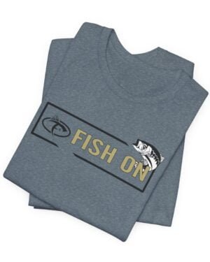 Fish On Today - Fish On Bass Attitude - Heather Slate, 3XL